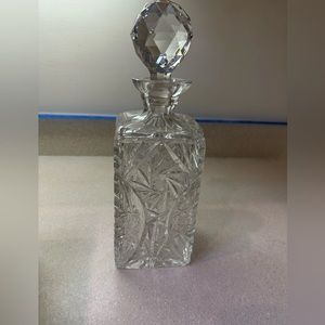 Liquor decanter lead crystal